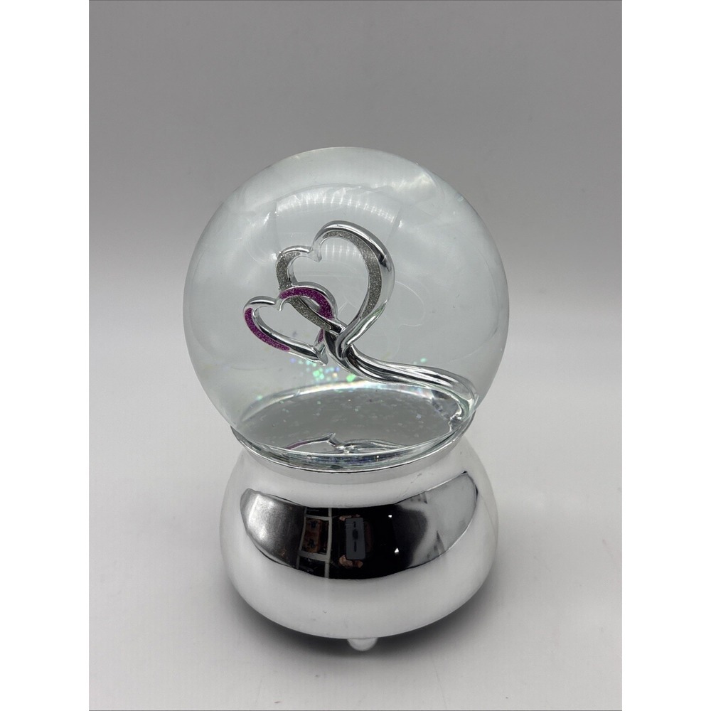 The Bradford Exchange Grandmother and Granddaughter Glitter Globe 6" - Picture 2 of 5